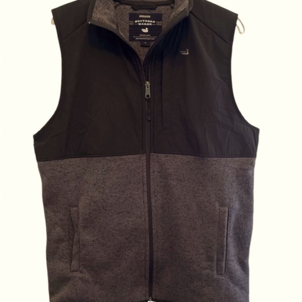 Southern Marsh Black and Gray Vest